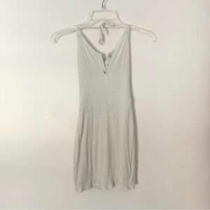 Privacy Please White Halter Dress